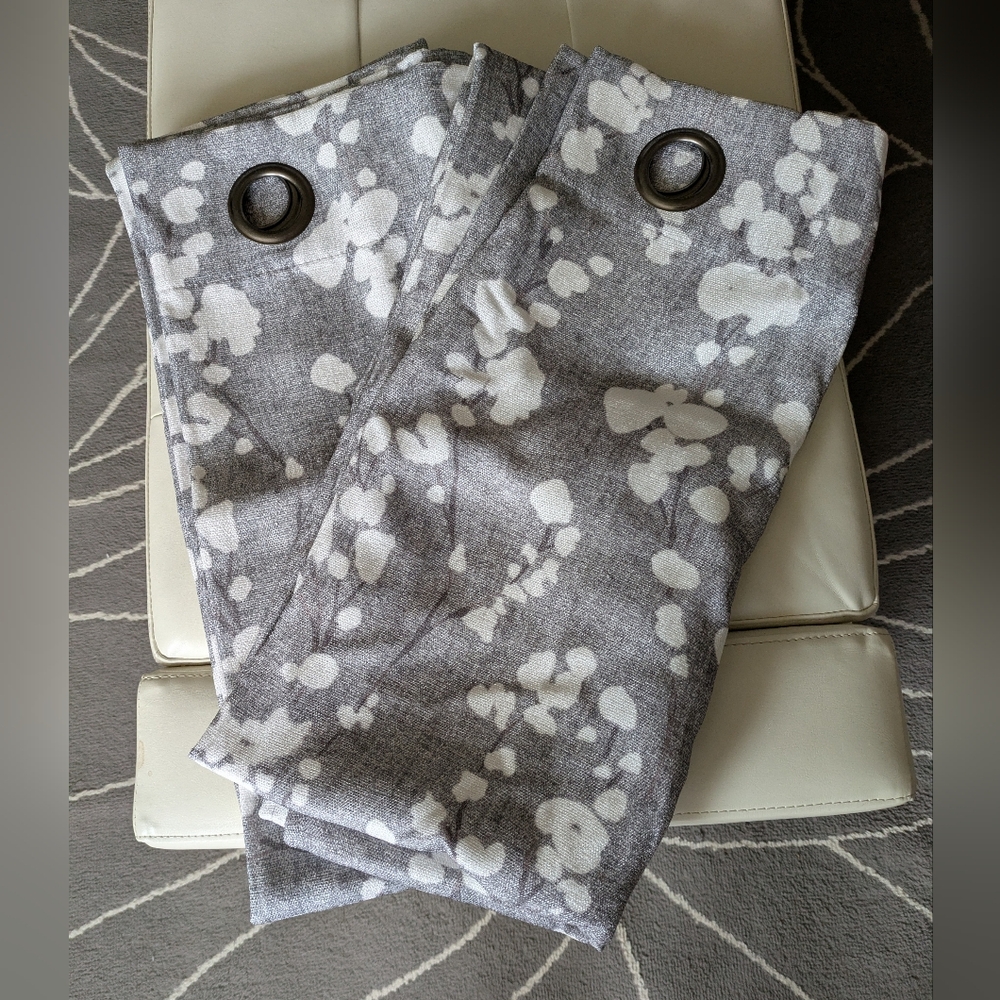 JCP Cotton Willow Branch Grommet Panel Set